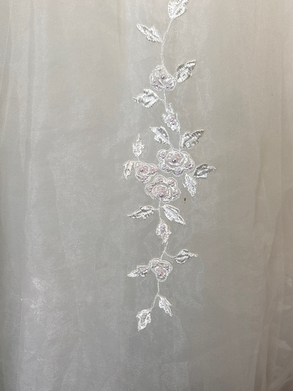 Vintage Michelangelo Ivory Beaded Halter Wedding Gown Bridal Dress size 10’ish - Picture 7 of 10